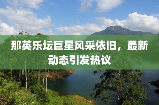 那英乐坛巨星风采依旧，最新动态引发热议