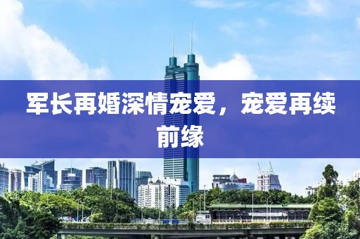 军长再婚深情宠爱，宠爱再续前缘